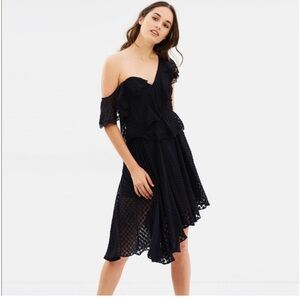 New Bardot Senorita Black Dress 4/XS